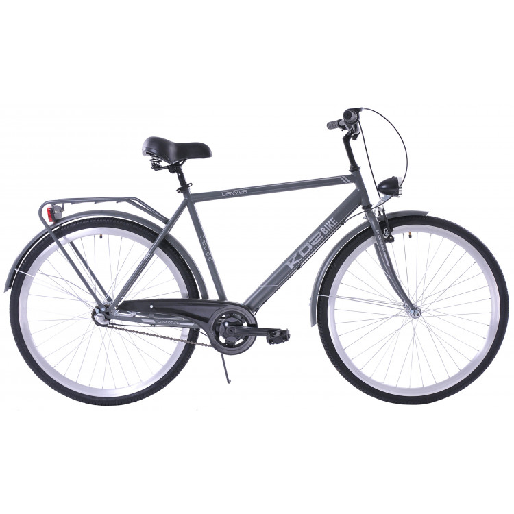 Mestský bicykel 28" Kozbike Denver 3S 3 prevodový Grafitový matná